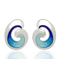 Sheila Fleet Jewellery Wave Stud Earrings EE0135