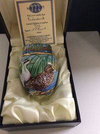 Moorcroft Enamels Eiderduck Ginger Jar L769/ED