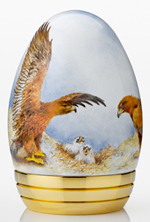 Elliot Hall Enamels Golden Eagles