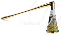 Elliot Hall Enamels Puffin Candle Snuffer