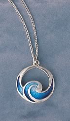 Sheila Fleet Jewellery Pentland Enamel Pendant EP51