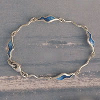 Sheila Fleet Jewellery Ripples 4 Link Bracelet EBL087