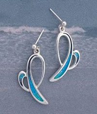 Sheila Fleet Jewellery Scapa Flow Enamel Earrings EEO50