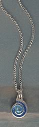 Sheila Fleet Jewellery Skara Spiral Enamel Pendant EPX79