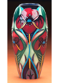 Moorcroft Pottery Crowning Glory Vase 101/7