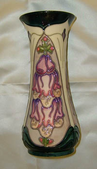 Moorcroft Pottery Foxglove Vase 364/8