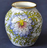 Moorcroft Enamels Love In The Mist Vase 4LM