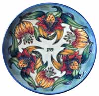 Moorcroft Pottery Year Plate 1999 Tiger Lily 783/8
