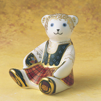 Royal Crown Derby Shona Scottish Bear